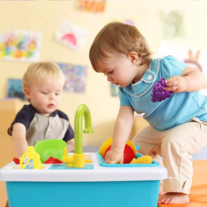 اسباب بازی سینک ظرفشویی کودک همراه با اجاق گاز بزرگ FIVESTAR TOYS LERNING FUN _اسباب بازی لوازم خانگی